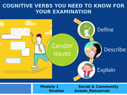 Social and Community Studies - Gender and Identity - How to use cognitive verbs describe and explain
