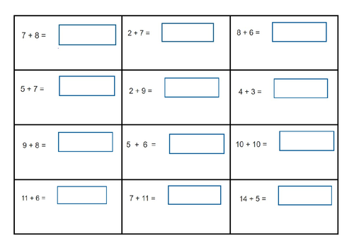 KS1 Arithmetic