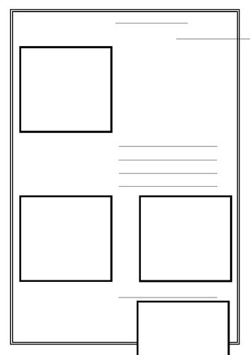 Storyboard sheet portrait