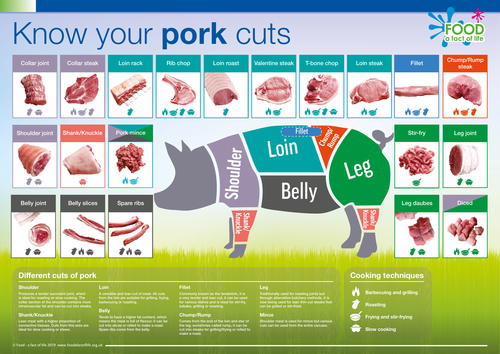 Know your pork cuts poster