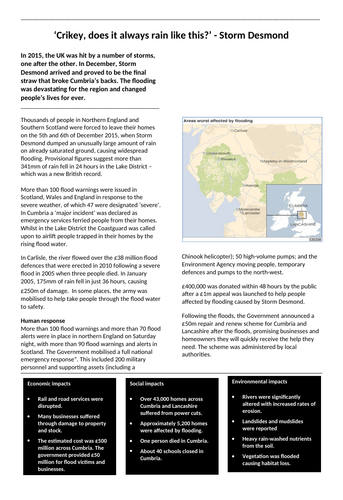 Storm desmond case study ks3 picture