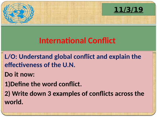 Conflict and the UN