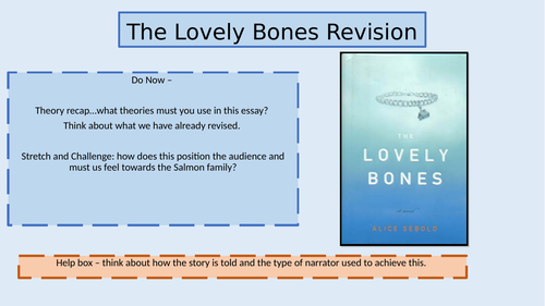 The Lovely Bones Revision