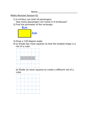 MATHS REVISION SESSION 61