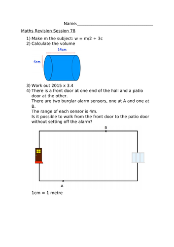 MATHS REVISION SESSION 78