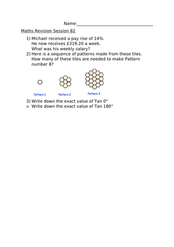 MATHS REVISION SESSION 82