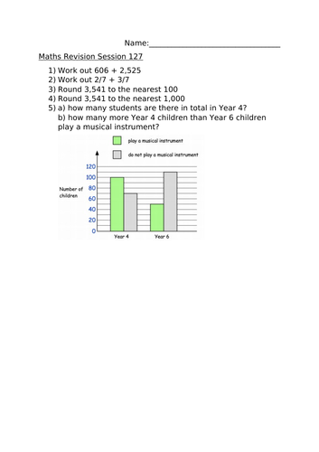 MATHS REVISION SESSION 127