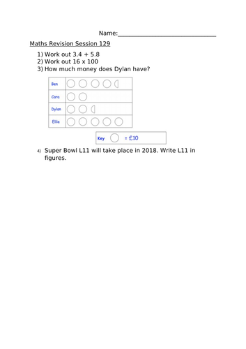 MATHS REVISION SESSION 129