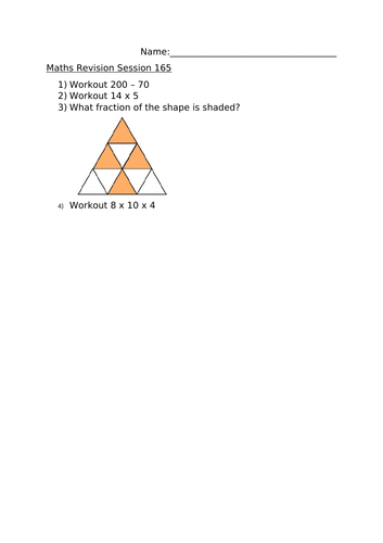 MATHS REVISION SESSION 165