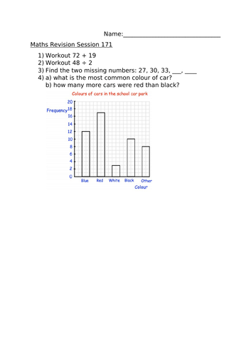 MATHSS REVISION SESSION 171