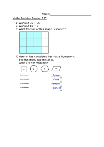 MATHS REVISION SESSION 177