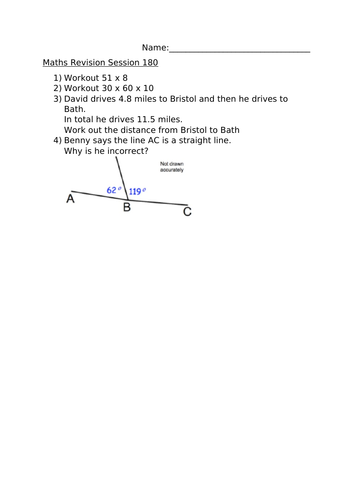 MATHS REVISION SESSION 180