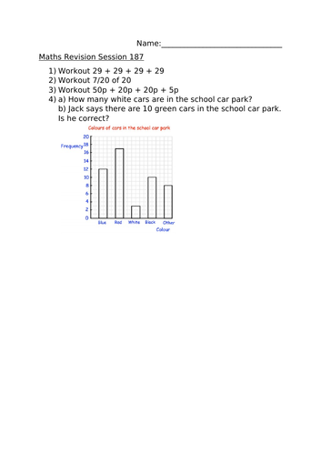 MATHS REVISION SESSION 187