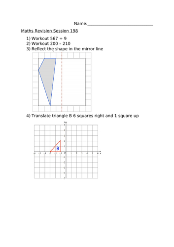 MATHS REVISION SESSION 198