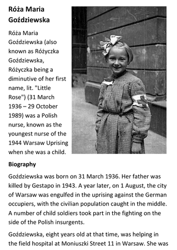 Róża Maria Goździewska Handout