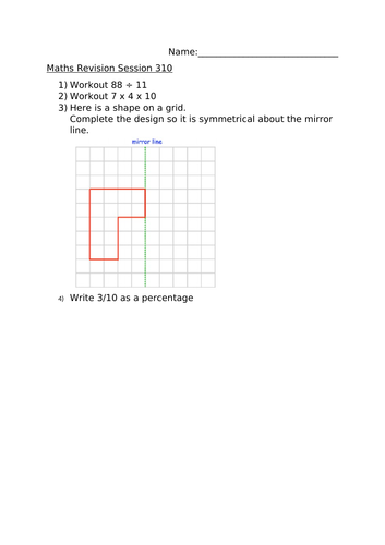 MATHS REVISION SESSION 310