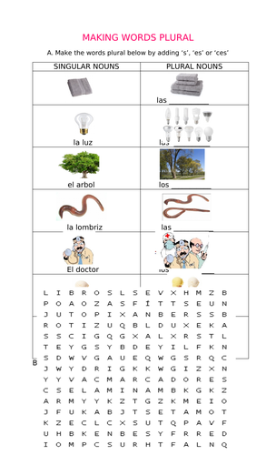 spanish-making-words-plural-teaching-resources