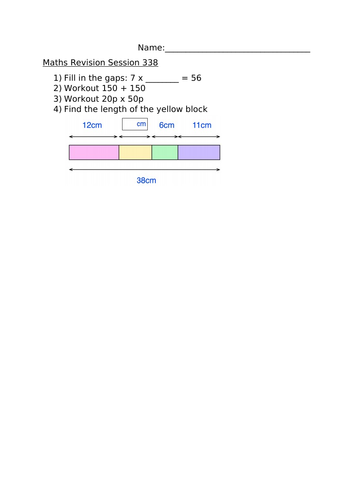 MATHS REVISION SESSION 238