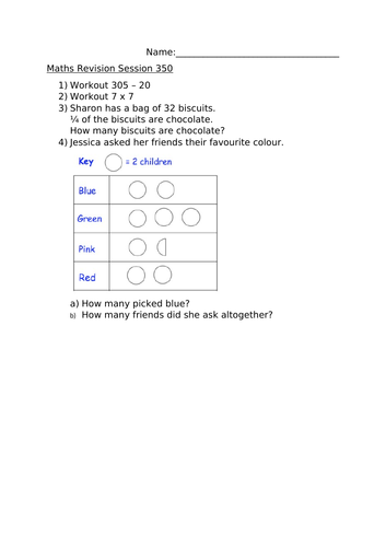 MATHS REVISOIN SESSION 350