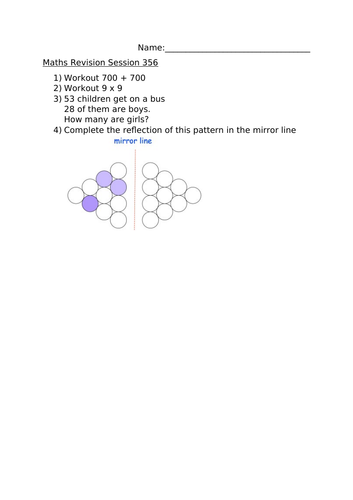 MATHS REVISION SESSION 356