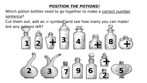 Potions adding challenge Early Years/Year 1