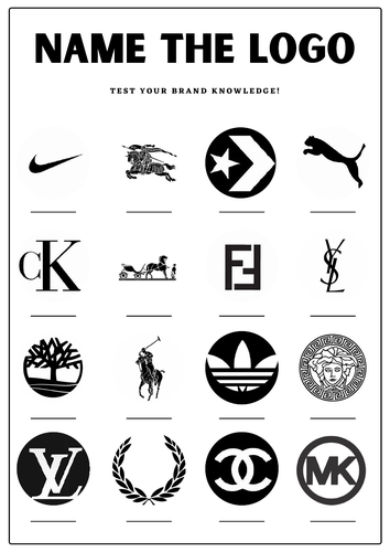 fashion and clothing logos