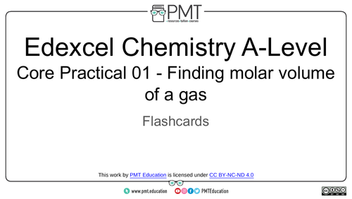Edexcel A-level Chemistry Practical Flashcards