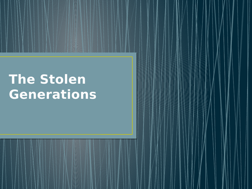 Introduction to the Stolen Generations