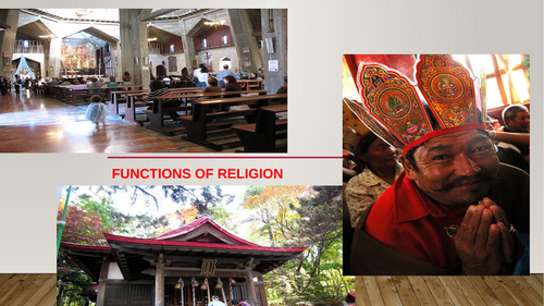 Functions of Religion: structural and  functionalist approacch to functions of religion