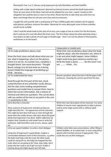 Superworm - planning ideas and resources