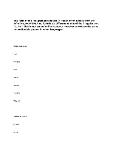 year-7-polish-language-conjugation-of-the-irregular-verb-to-be