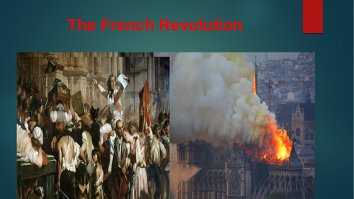 The French Revolution:  From the revolution to the formation of  Directory and rise of Napoleon