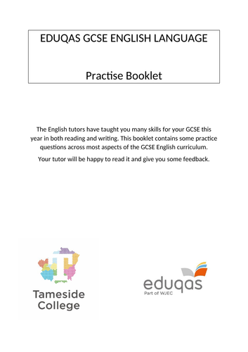 Eduqas English Language Booklet