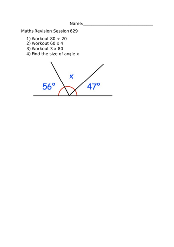 MATHS REVISION SESSION 629