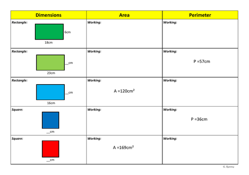 Area and Volume Pack