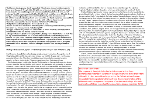 Grade 9 essay on Scrooge's fears