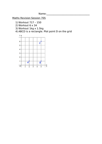 MATHS REVISION SESSION 705