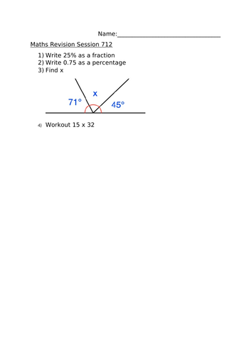 MATHS REVISION SESSION 712