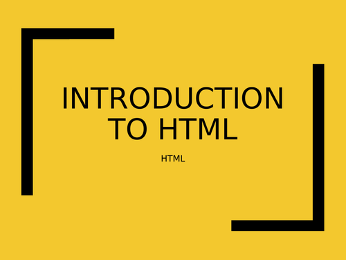 KS3 HTML Module