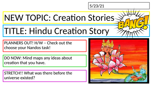 KS3 - Creation // Hinduism