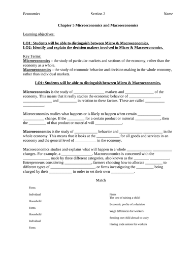 iGCSE Economics - Section 2