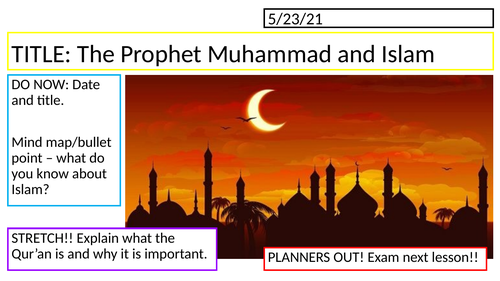 KS3 - Religious Experiences // Prophet Muhammad