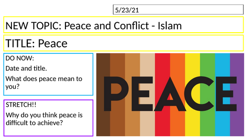 Edexcel Religious Studies Spec B // Peace and Peacemaking