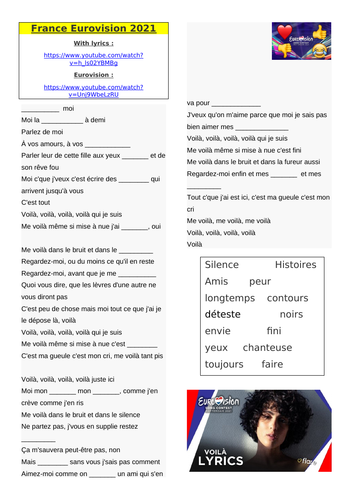 Voila! - Eurovision Contest 2021