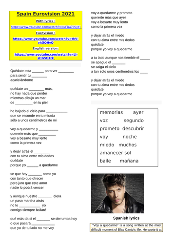 Blas Canto_Spain Eurovision Contest 2021