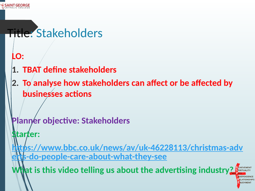 Stakeholders