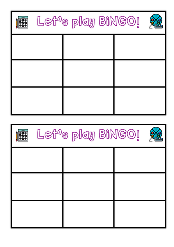 Let's play bingo!