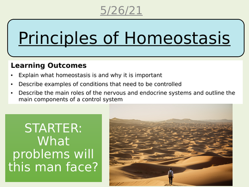 Principles of homeostasis AQA science trilogy Biology GCSE
