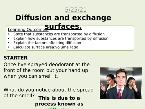 Diffusion, osmosis and active transport AQA science trilogy Biology GCSE