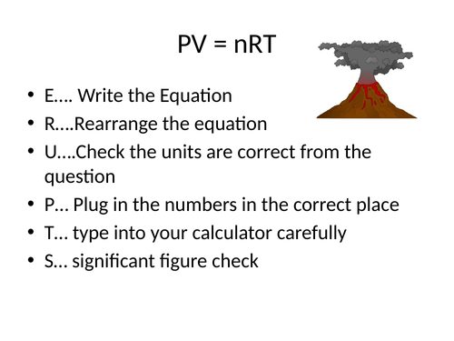 ideal gas equation